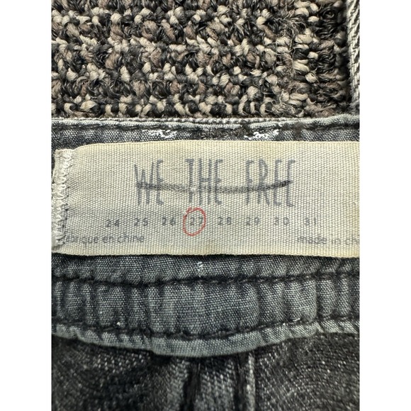 Free People We The Free Women Jean Overalls Jumpsuit Size 27 Denim - Picture 8 of 14